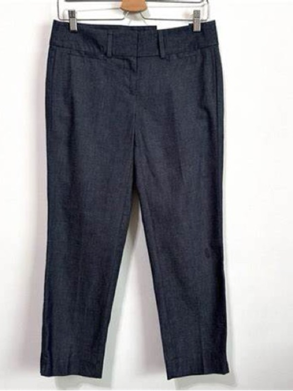 Ann Taylor Factory Signature Petite Blue Chambray Pants